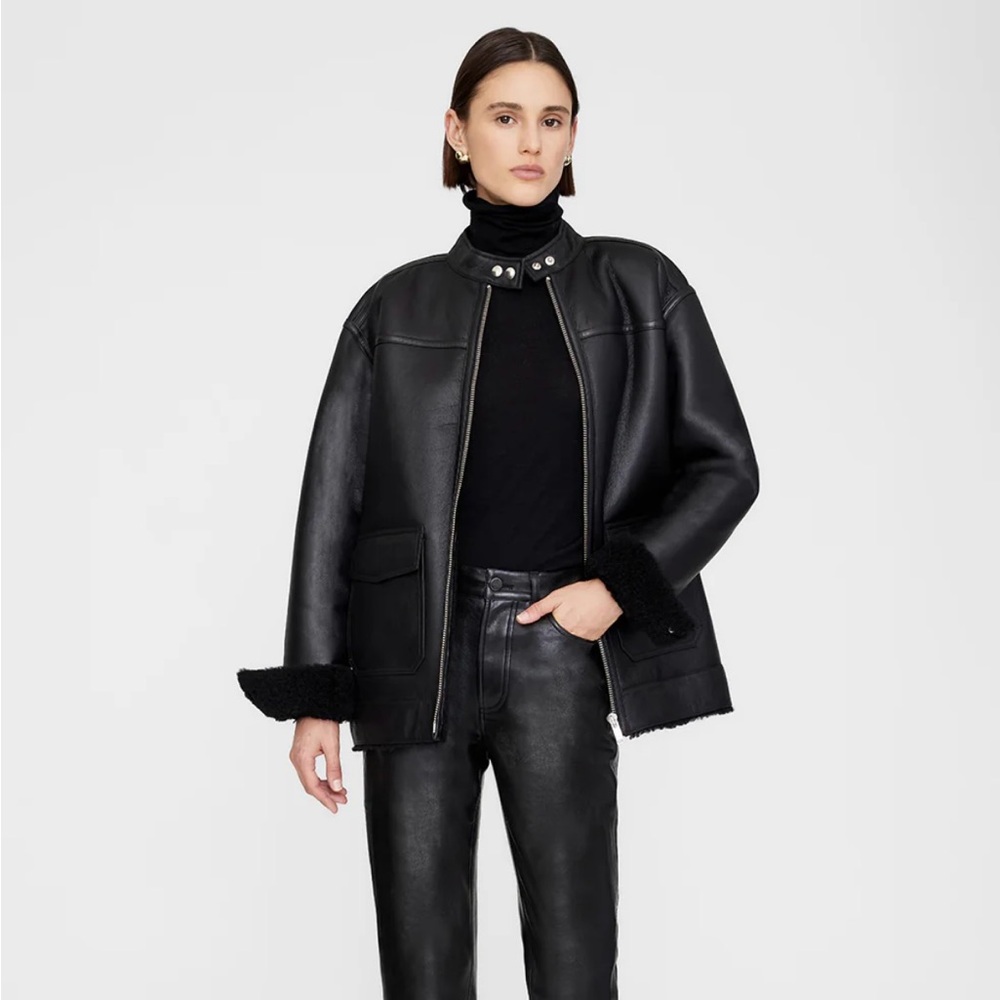 Anine Bing Henry Leather Jacket